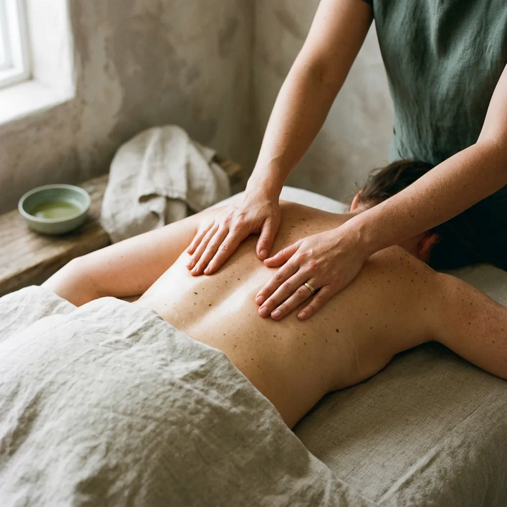 Deep tissue back massage in Centreville, VA