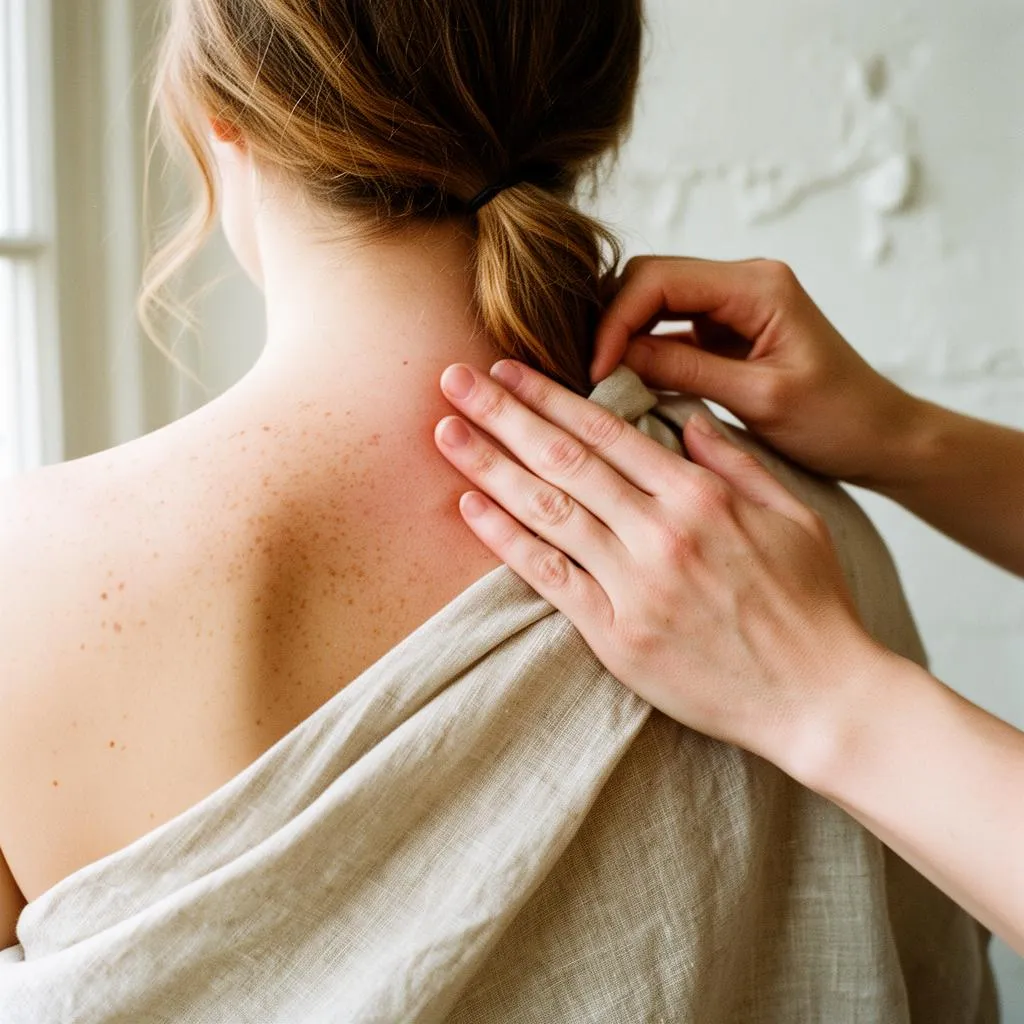 Neck and shoulder massage in Centreville, VA